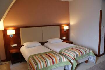 Фото номера Двухместный номер с 2 отдельными кроватями Отель Młyn Jacka Hotel &amp; Spa г. Jaroszowice 4