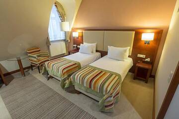 Фото номера Двухместный номер с 2 отдельными кроватями Отель Młyn Jacka Hotel &amp; Spa г. Jaroszowice 8